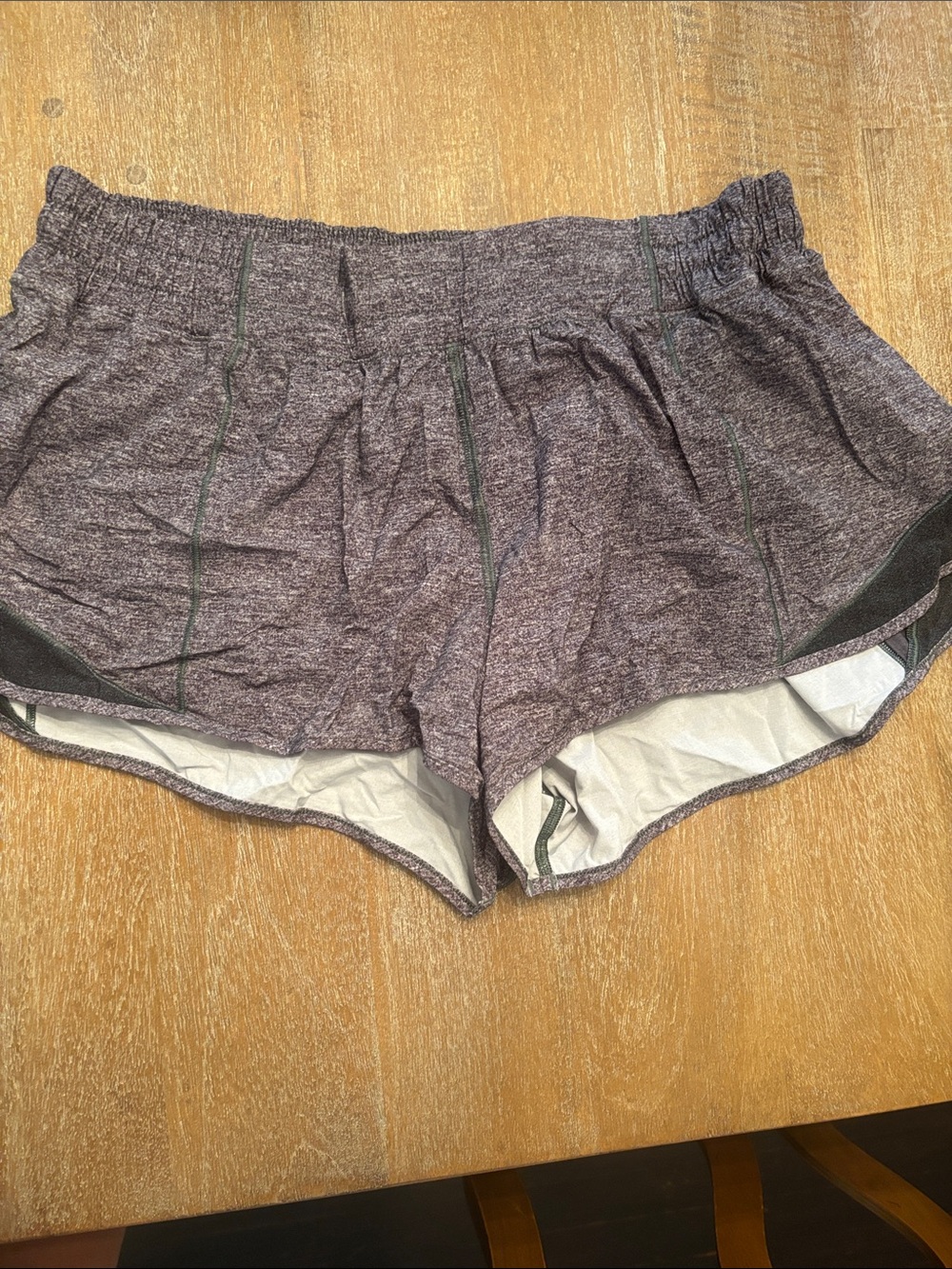 lululemon athletica Heathered Purple Athletic Shorts HOTTY HOT